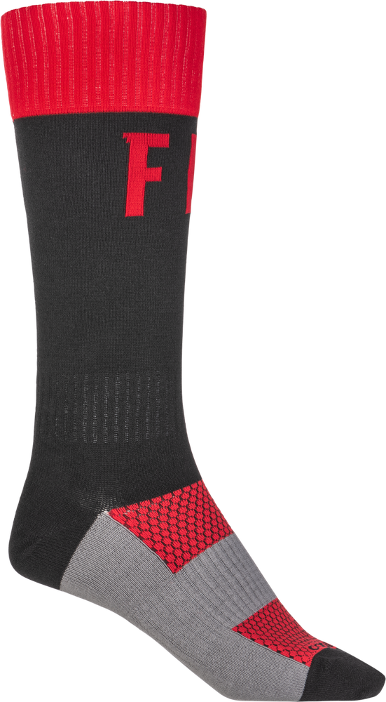 FLY RACING MX PRO SOCKS RED/BLACK SM/MD