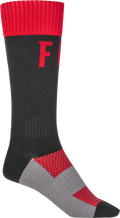 FLY RACING MX PRO SOCKS RED/BLACK SM/MD