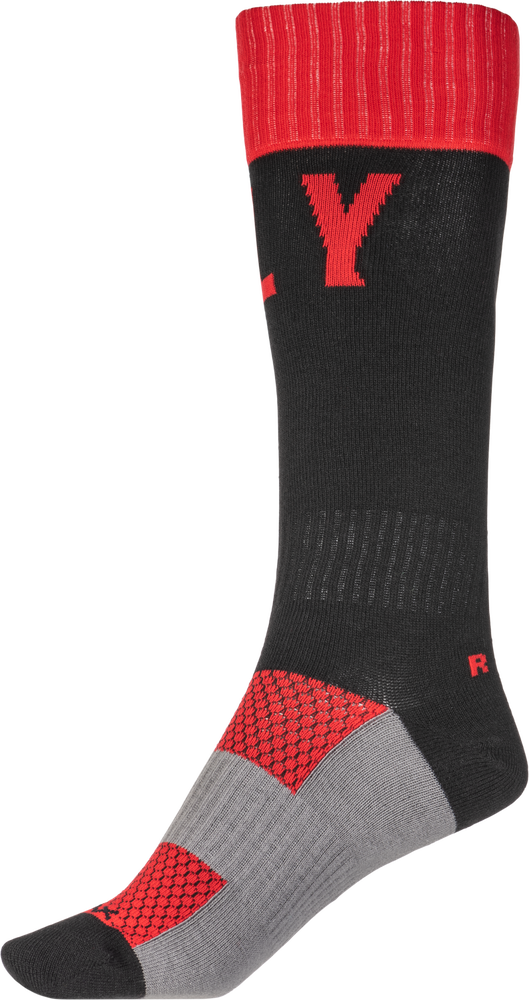 FLY RACING MX PRO SOCKS RED/BLACK SM/MD