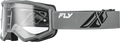 FLY RACING FOCUS GOGGLE GREY/BLACK W/ CLEAR LENS
