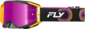 FLY RACING ZONE ELITE GOGGLE BLK/YEL/PUR W/ MAGENTA MIRROR/SMOKE LENS