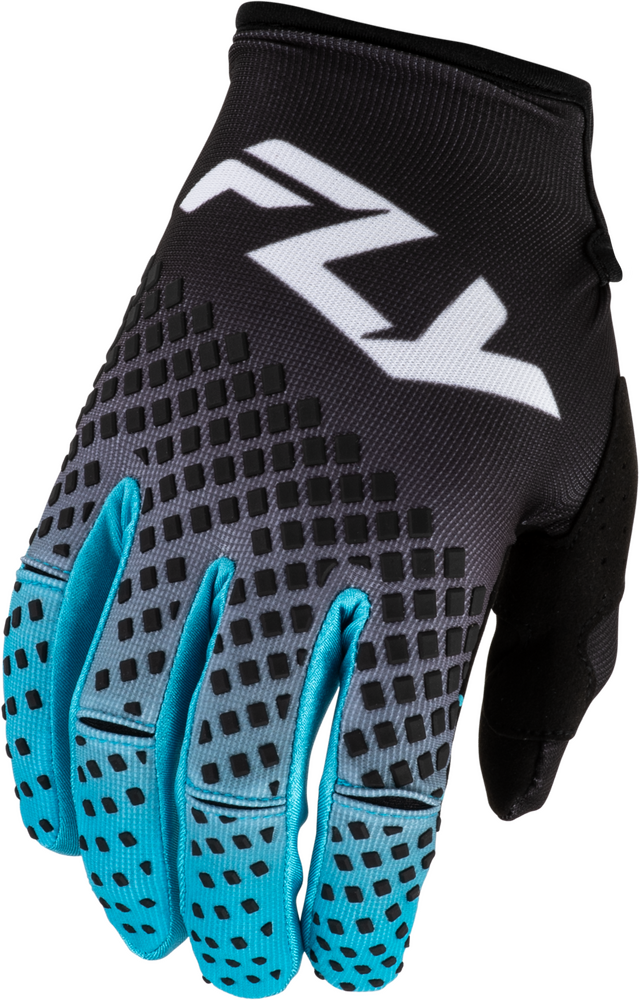 FLY RACING KINETIC FADE GLOVES BLACK/BLUE/WHITE
