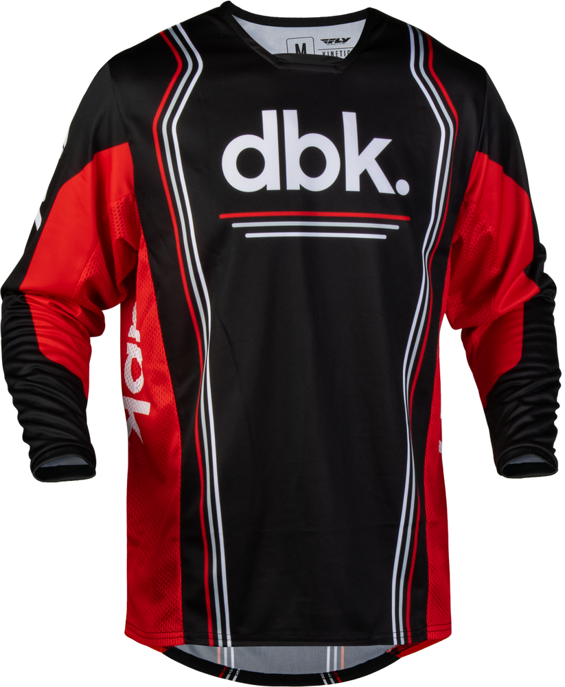FLY RACING KINETIC DBK JERSEY BLACK/RED/WHITE