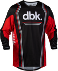 FLY RACING KINETIC DBK JERSEY BLACK/RED/WHITE
