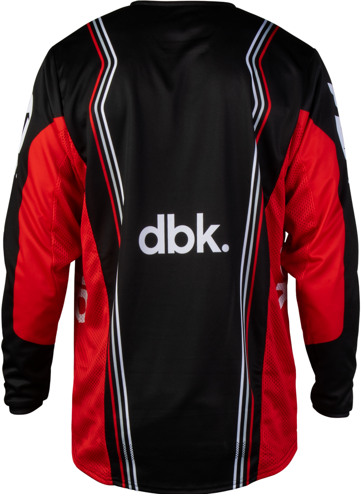 FLY RACING KINETIC DBK JERSEY BLACK/RED/WHITE