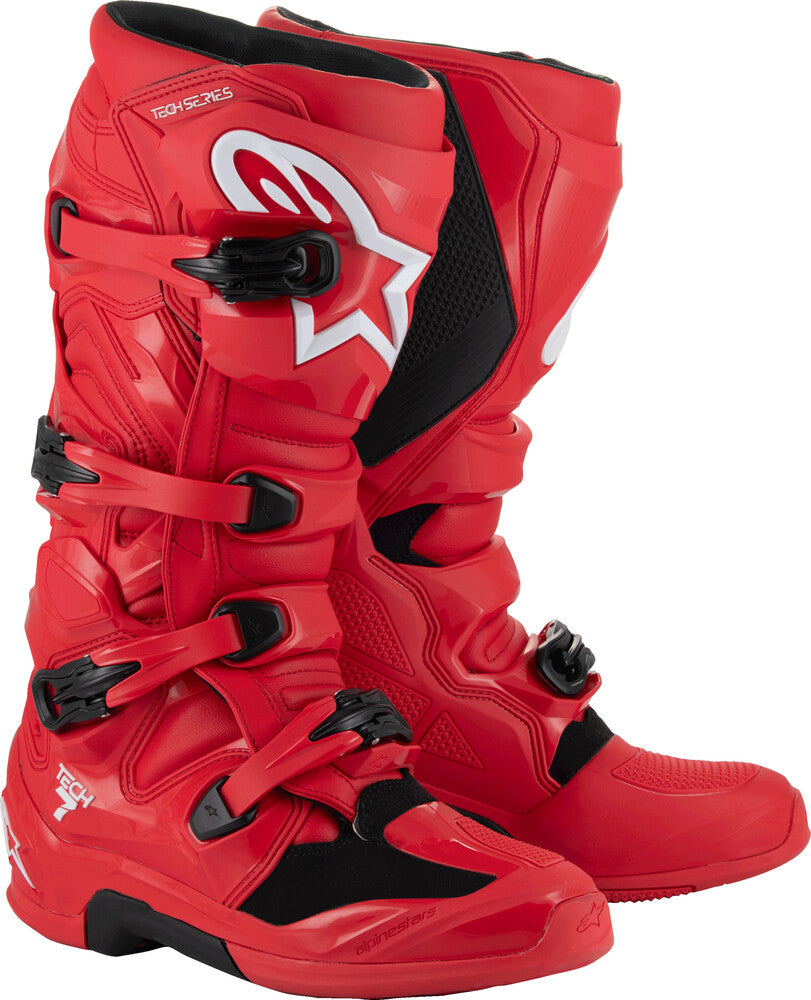 ALPINESTARS TECH 7 BOOTS BRIGHT RED 10