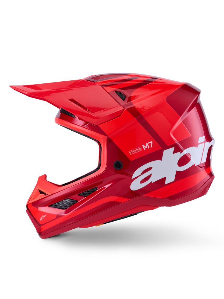 ALPINESTARS SM7 CORE HELMET RED GLOSSY MD
