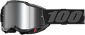 100-PERCENT ACCURI 2 GOGGLE BLACK MIRROR SILVER LENS