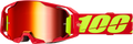 100-PERCENT ARMATIC GOGGLE RED MIRROR RED LENS