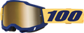 100-PERCENT ACCURI 2 GOGGLE DESOTO TRUE GOLD MIRROR LENS
