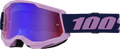 100-PERCENT STRATA 2 GOGGLE PURPLE RED/BLUE MIRROR LENS