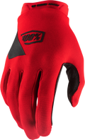 100-PERCENT RIDECAMP GLOVES RED SM