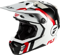 FLY RACING FORMULA CP SEAL HELMET WHITE/BLACK/RED