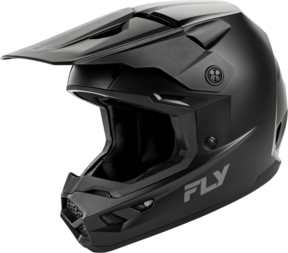 FLY RACING KINETIC SOLID HELMET MATTE BLACK
