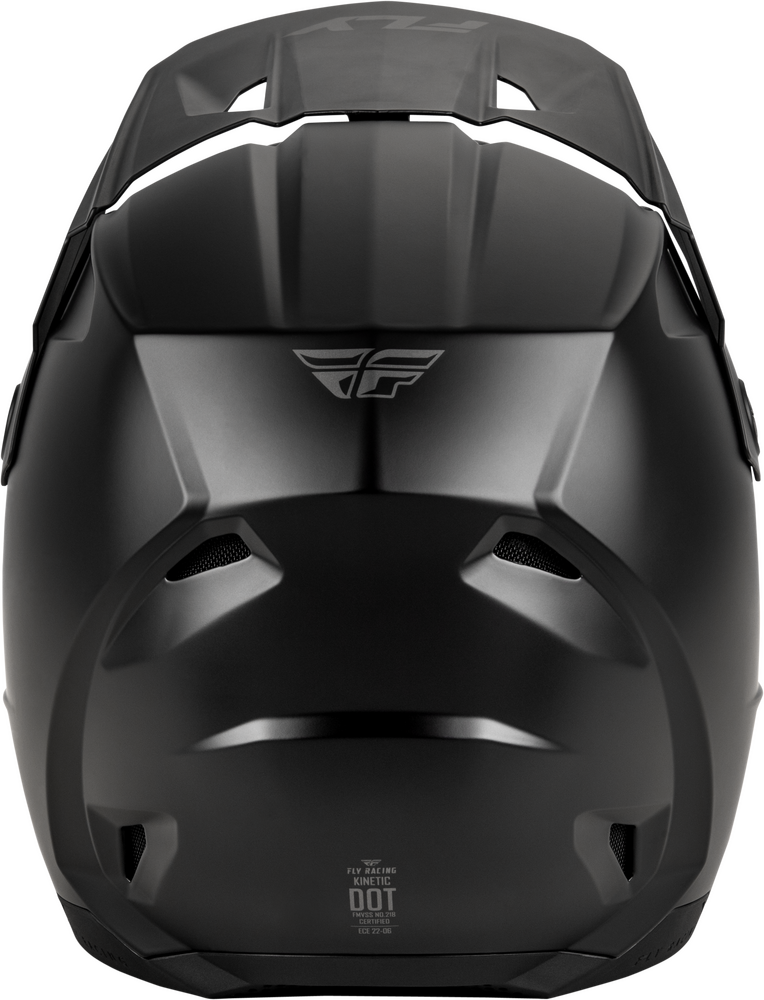 FLY RACING KINETIC SOLID HELMET MATTE BLACK