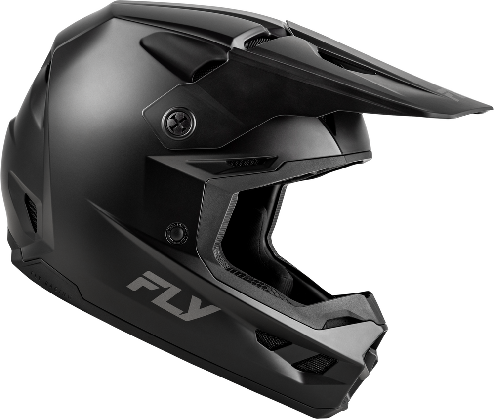 FLY RACING KINETIC SOLID HELMET MATTE BLACK